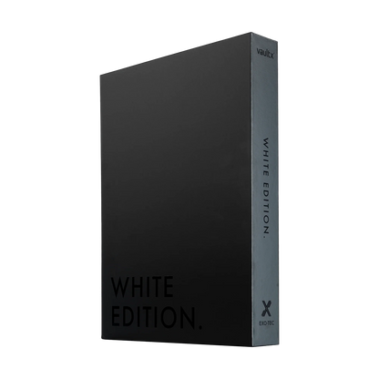 Vault X - 9-Pocket Exo-Tec® Zip Binder - White Edition