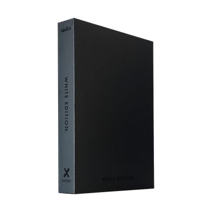 Vault X - 9-Pocket Exo-Tec® Zip Binder - White Edition